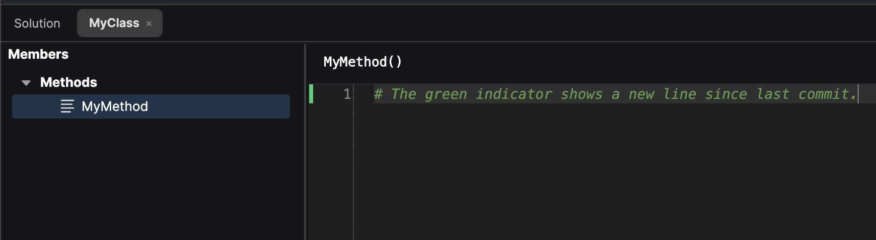 Git code status