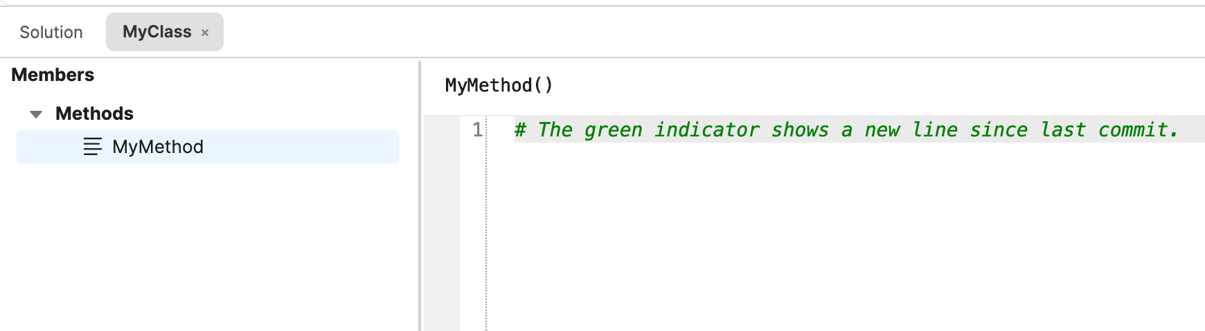 Git code status