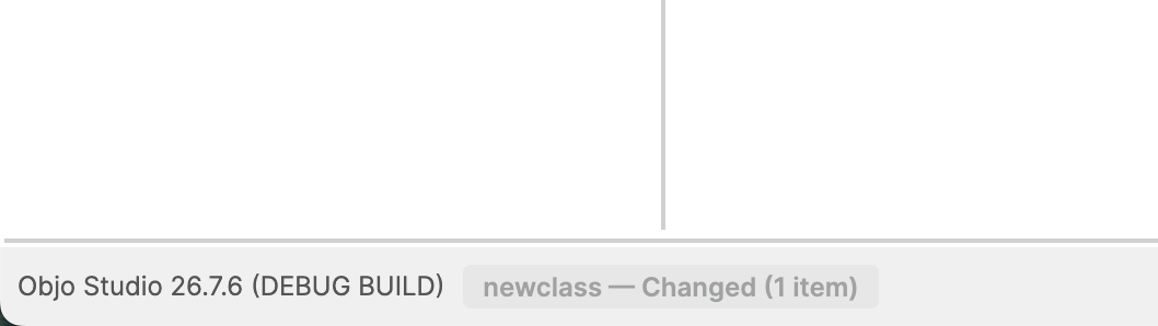 Git status button