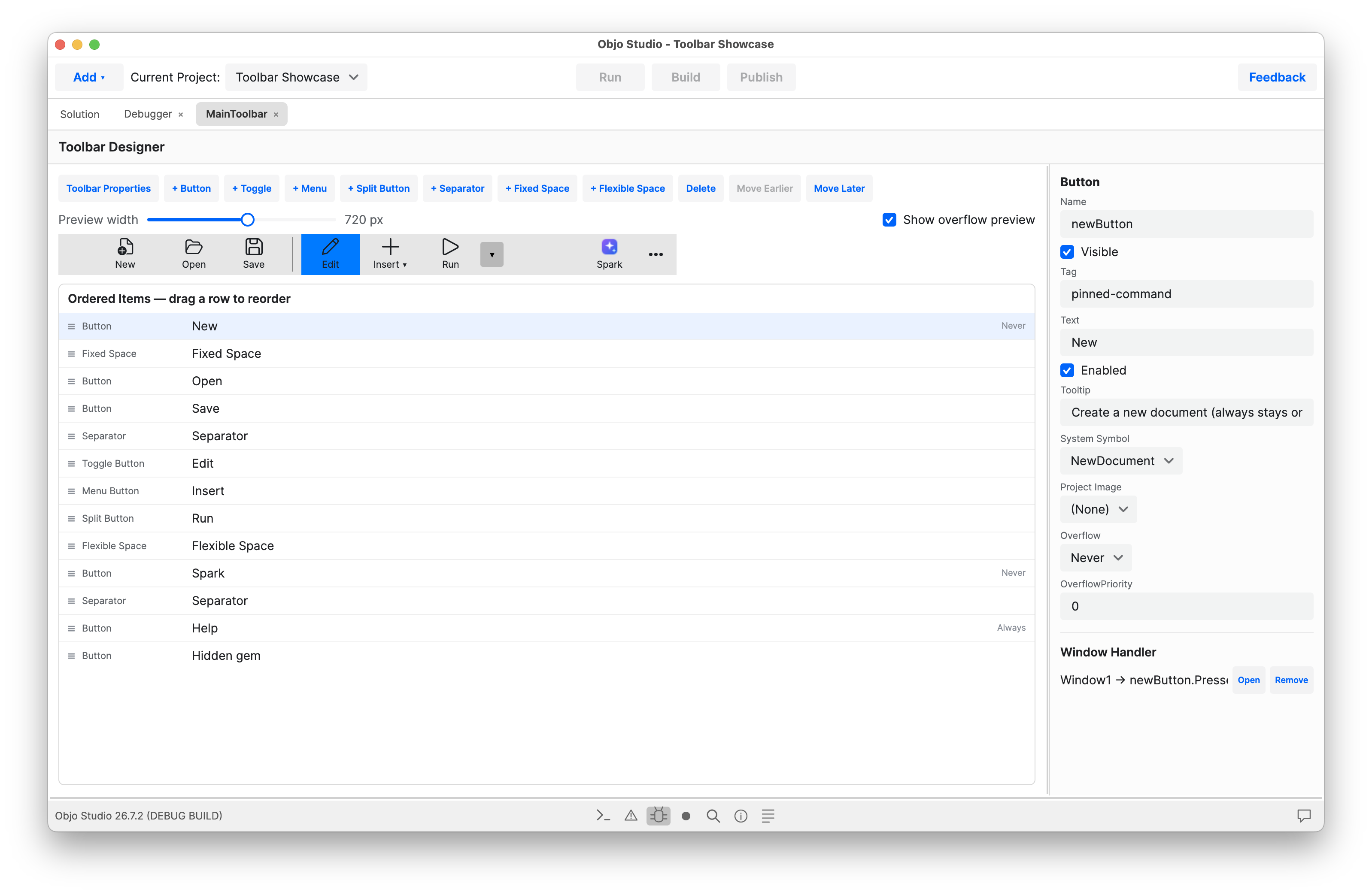 Toolbar